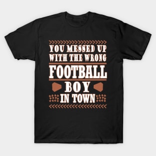 American Football Player Touchdown Gift T-Shirt